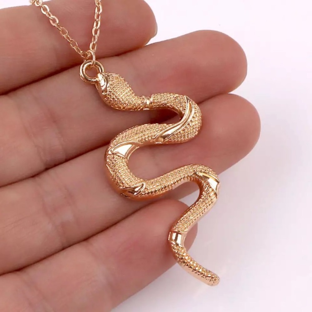 Gold Filled Snake Necklace